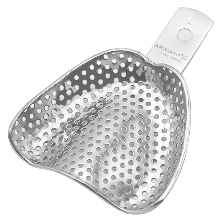 AR Instrumed Upper Stainless Steel Impression Tray, Large Rim Lock, 1/Pk. Features medical-grade