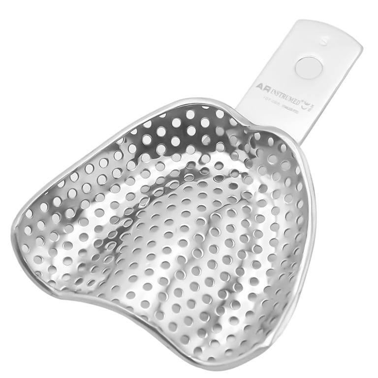 AR Instrumed Upper Stainless Steel Impression Tray, Small Rim Lock, 1/Pk. Features medical-grade