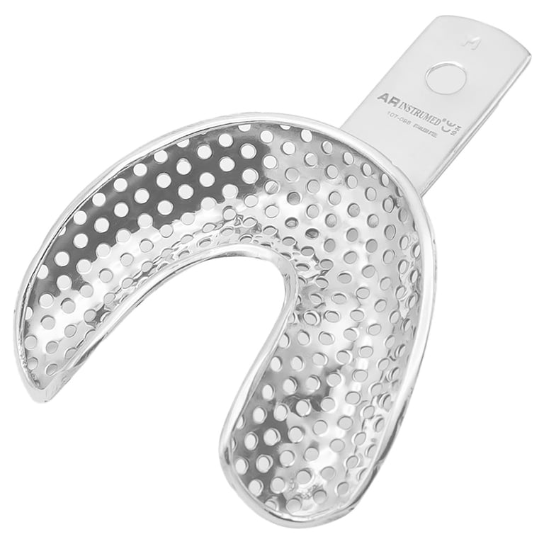 AR Instrumed Lower Stainless Steel Child Impression Tray, Medium Rim Lock, 1/Pk. Features