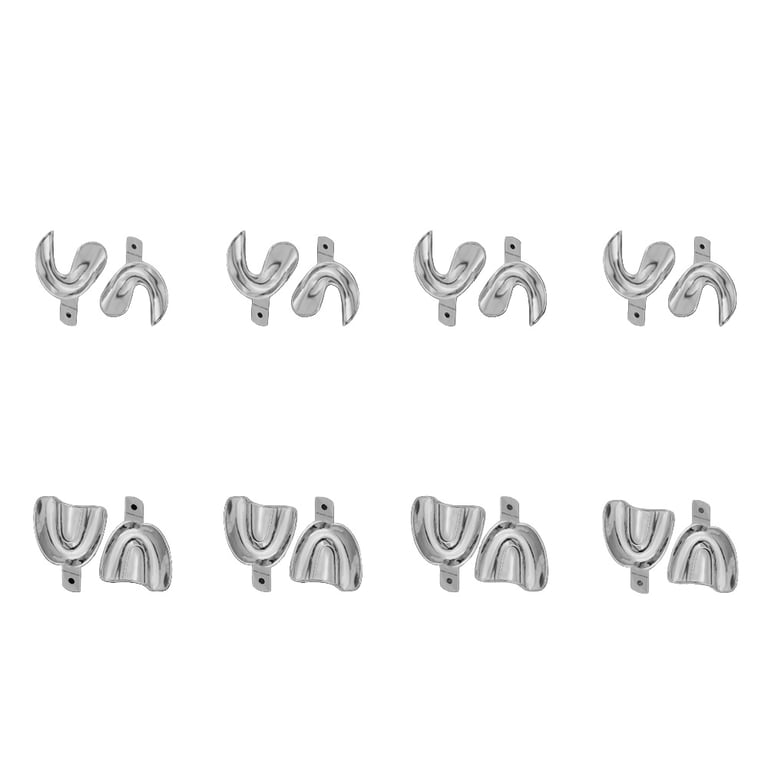 AR Instrumed Stainless Steel Child Impression Tray 8-Piece Set. Includes: small (107-106-1)