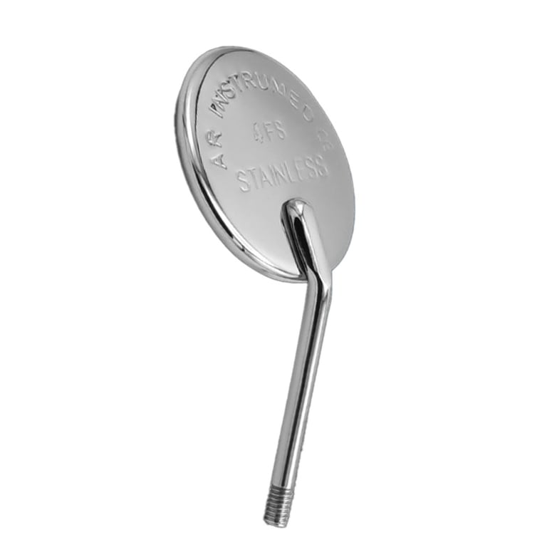AR Instrumed #5 Stainless Steel Universal Mouth Mirror, Front Surface Plane, 1/Pk. Features