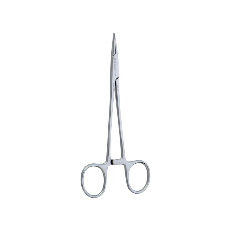 AR Instrumed 6" Stainless Steel Micro Needle Holder, Straight, Serrated, 1/Pk. Designed