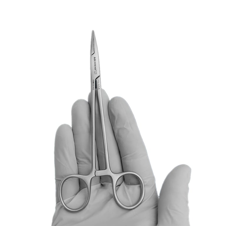 AR Instrumed 5.5" Stainless Steel Micro Needle Ho