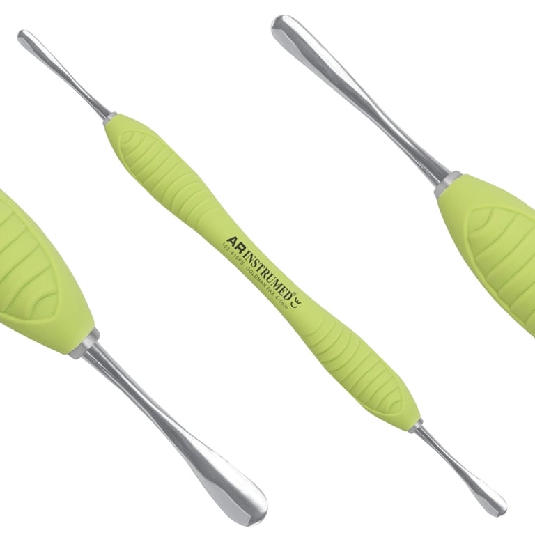 AR Instrumed 4 - 5.5mm Stainless Steel Periosteal Goldman-Fox Elevator, Double-Ended, 1/Pk