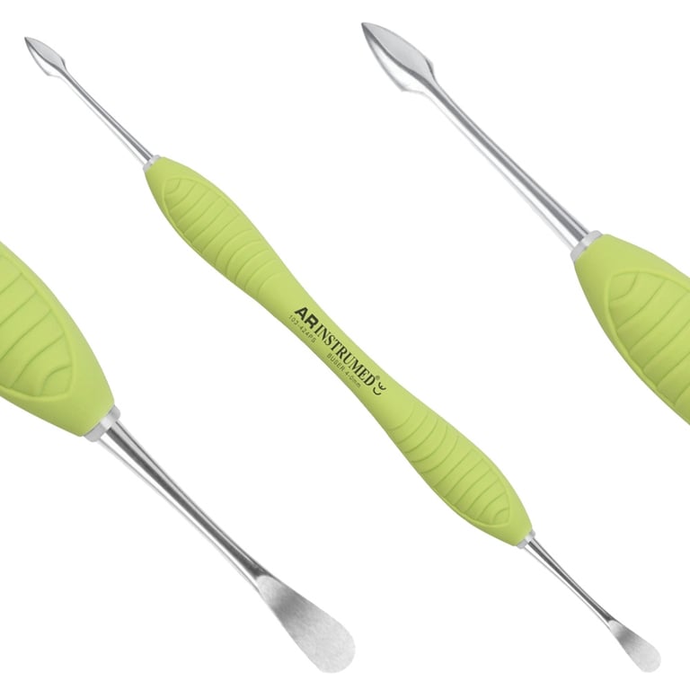 AR Instrumed 4.0mm Stainless Steel Periosteal Buser Elevator, Double-Ended, 1/Pk. Features