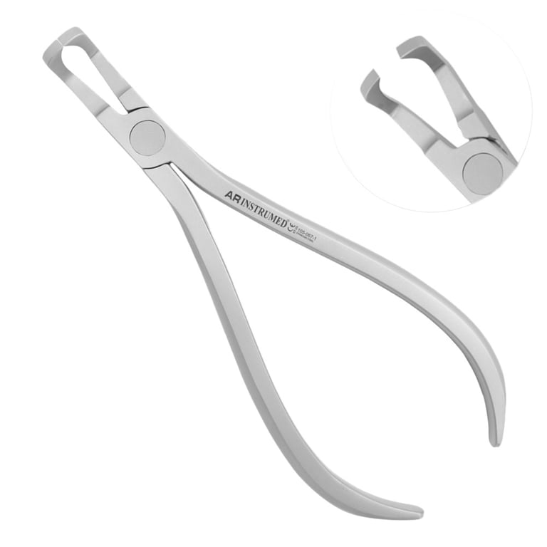 AR Instrumed Angled Direct Bond Bracket Remover Plier, 60° Curved, 1/Pk. Features a cushioned