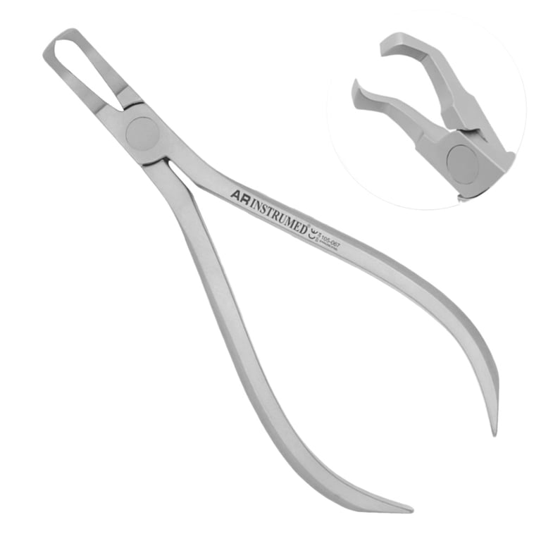 AR Instrumed Angled Direct Bond Bracket Remover Plier, 45°, 1/Pk. Made of German stainless steel