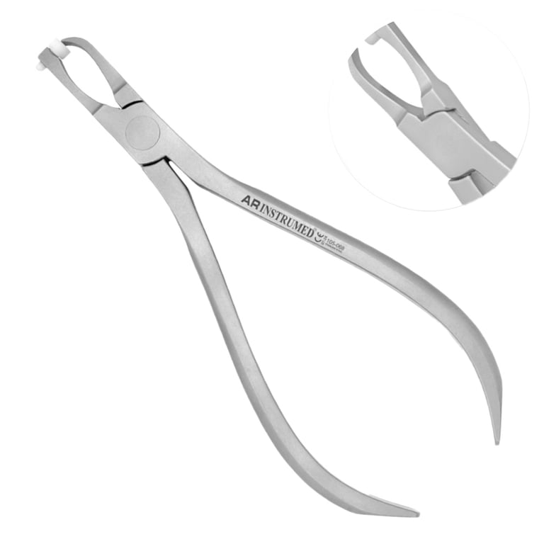 AR Instrumed Posterior Long Band Removing Plier, 1/Pk. Features a cushioned, non-slip Teflon tip