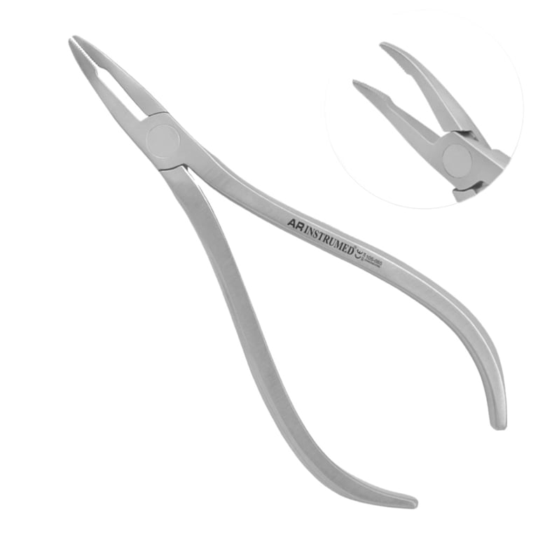 AR Instrumed Orthodontic Long Weingart Plier, 1/Pk. Features precision-formed beaks that bend