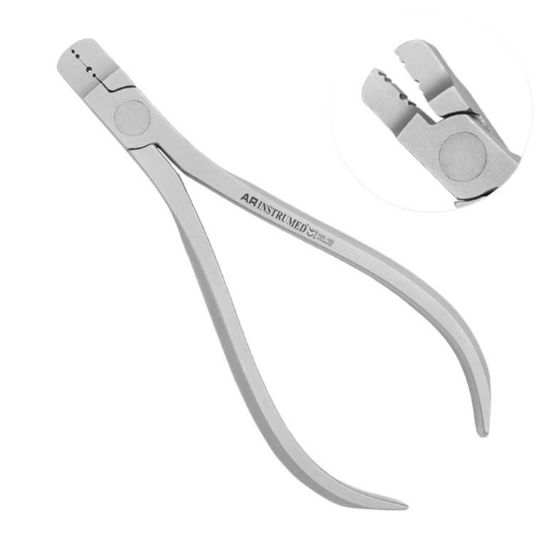 AR Instrumed Lingual Arch Forming Plier, Serrated, 1/Pk. Features medical-grade polished