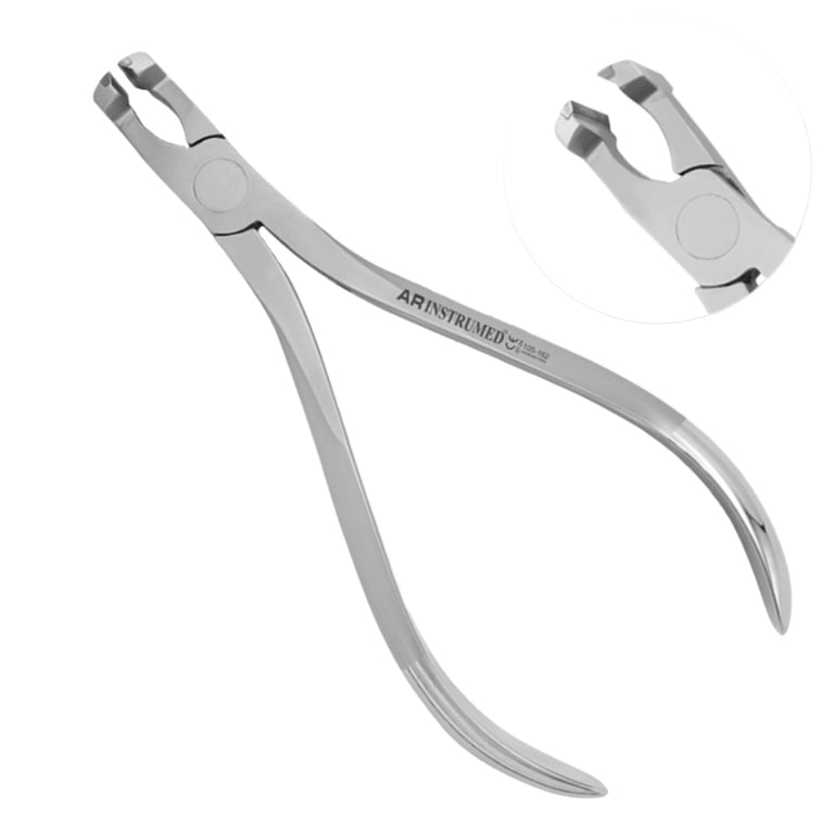 AR Instrumed Orthodontic Heavy Duty Hard Distal End Wire Cutter, 1/Pk. Features a sharp, slimmer