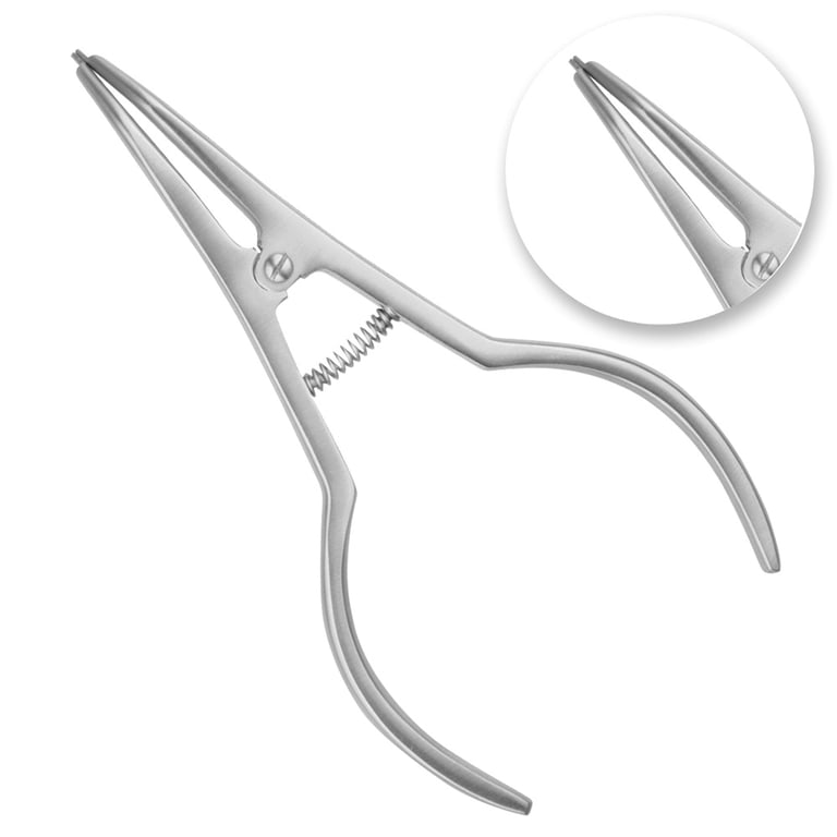 AR Instrumed 6.2" Orthodontic Separator Placing Plier, 1/Pk. Features a dual-hooked tip