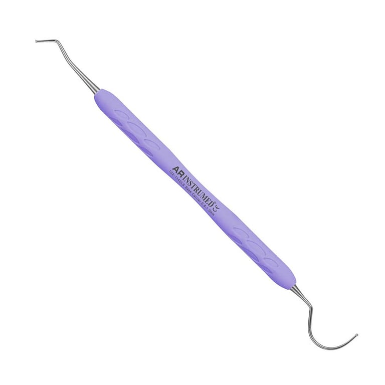 AR Instrumed Stainless Steel Base Carrier Condenser, Malleable, AR Light Purple Handle, 1/Pk