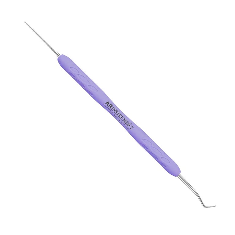 AR Instrumed Stainless Steel Base Carrier Condenser, Rigid, AR Light Purple Handle, 1/Pk. Features