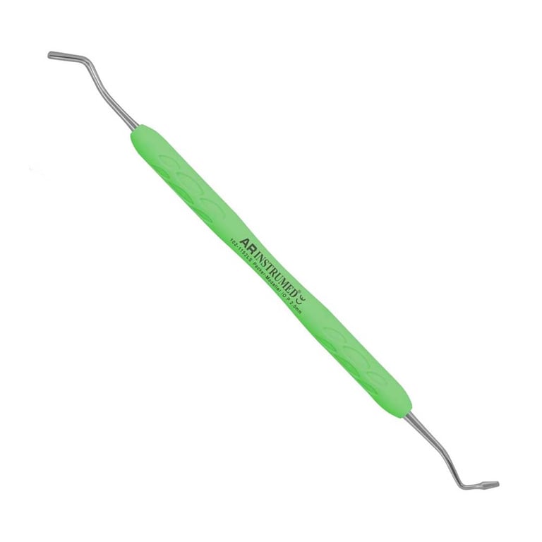 AR Instrumed Stainless Steel Modeller IO P, 2.0mm, AR Light Green Handle, 1/Pk. Features