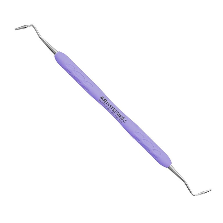 AR Instrumed Stainless Steel Mortonson Burnisher, 1.0-1.2mm, AR Light Purple Handle, 1/Pk