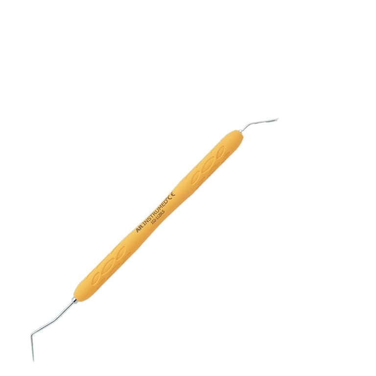 AR Instrumed #CP 18 - 9 Stainless Steel Probe, Single-Ended, Light-Orange, 1/Pk. Features silicone