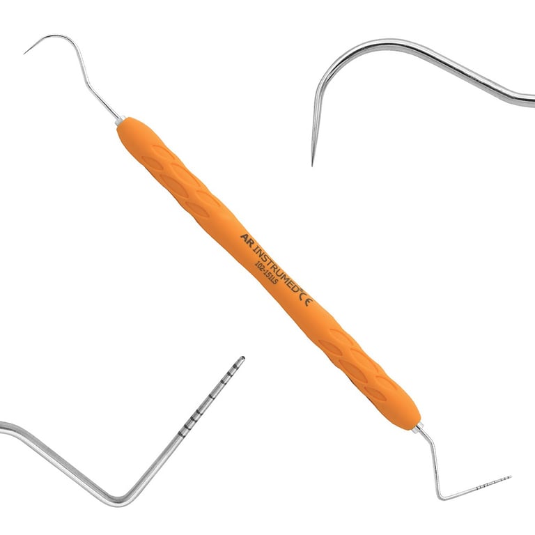 AR Instrumed #23 Williams Stainless Steel Probe, Double-Ended, Light-Orange, 1/Pk. Features