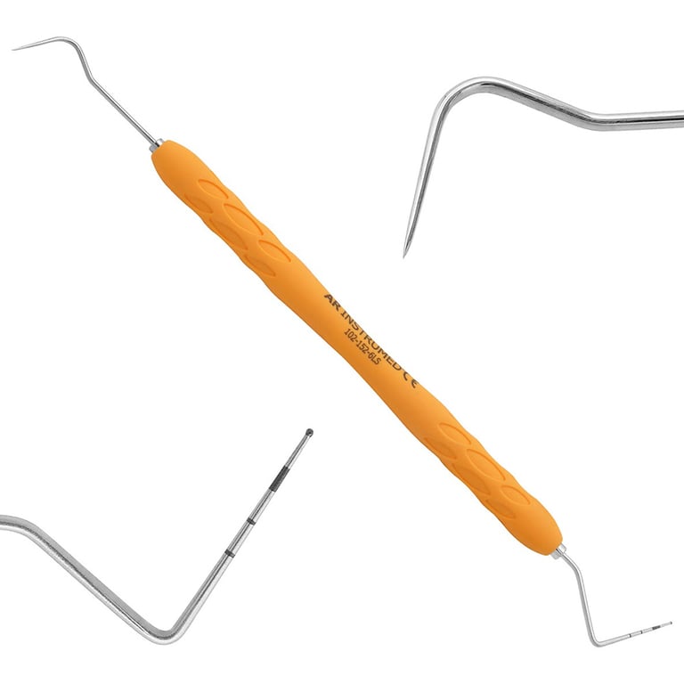 AR Instrumed WHO-8 Stainless Steel Probe, Double-Ended, Light-Orange, 1/Pk. Features silicone