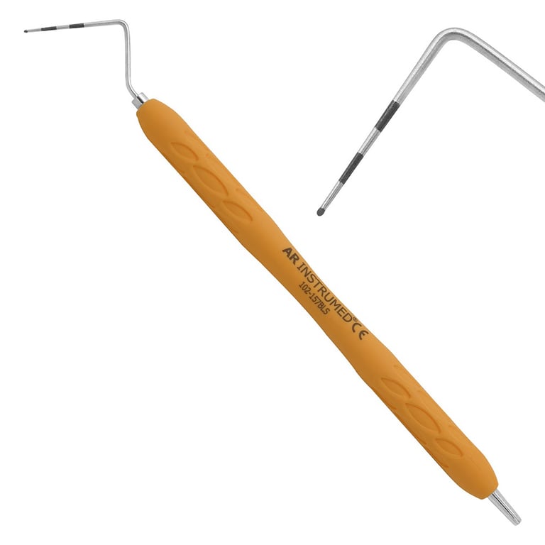 AR Instrumed #CP 12 Stainless Steel Probe, Single-Ended, Marking Tip, Light-Orange, 1/Pk. Features