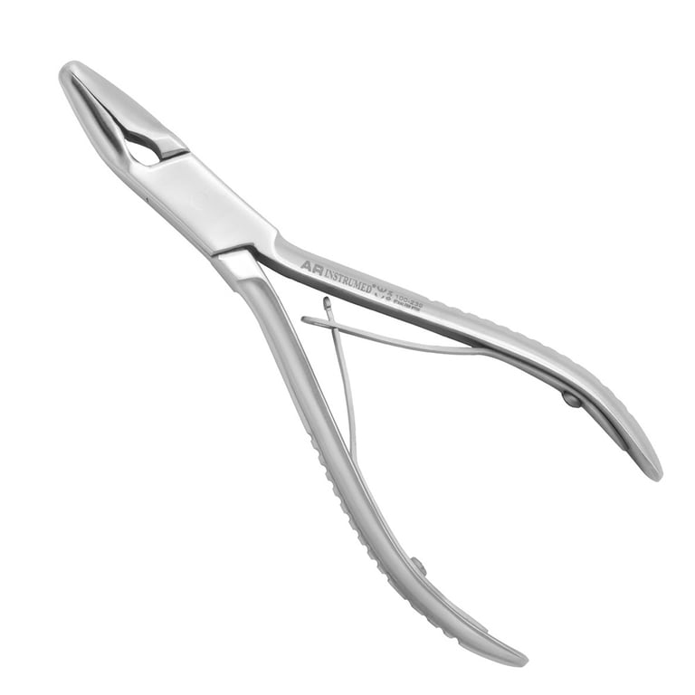 AR Instrumed 6" Stainless Steel Blumenthal Bone Rongeur Forceps, 1/Pk. Designed with 45° curved