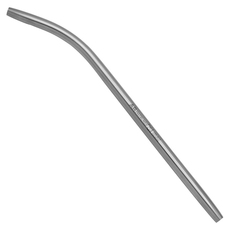 AR Instrumed 7" Stainless Steel Suction Pipe, Large, 1/Pk. Designed with 5mm diameter tube