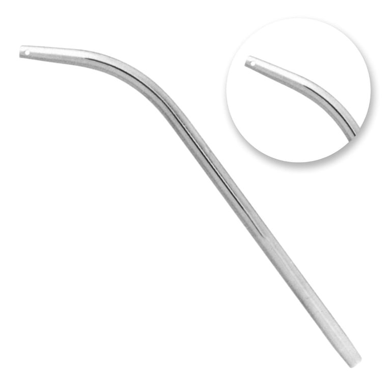 AR Instrumed 1.2mm Stainless Steel Suction Tube, Titanium Rounded Tip 1/Pk. Designed