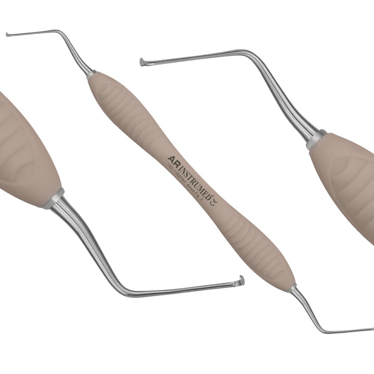 AR Instrumed #2 Stainless Steel Sinus Lift, Hook Curved Tip, Brown, 1/Pk. Features silicone