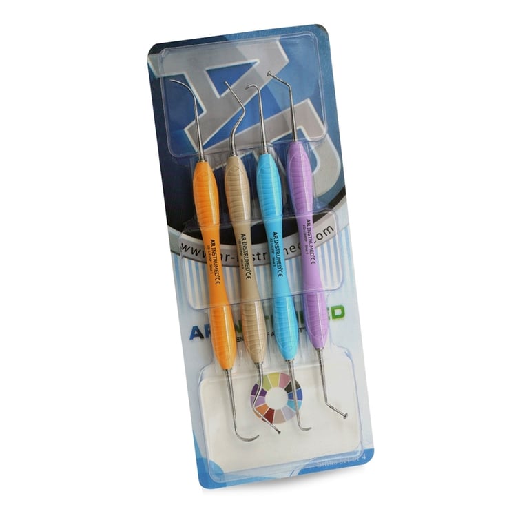 AR Instrumed Stainless Steel Sinus Lift 4-Piece Set. Includes: Sinus Lift AR Premium Pro