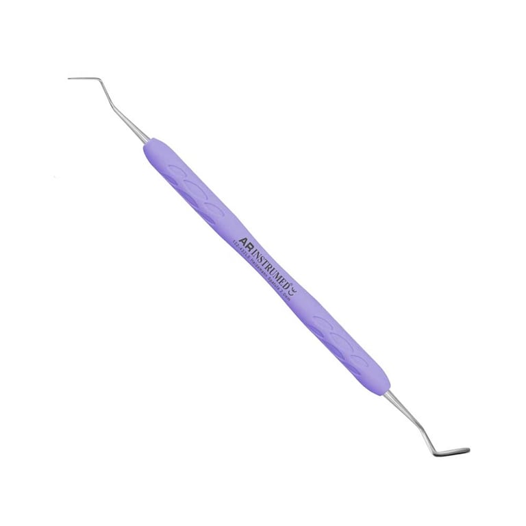 AR Instrumed Stainless Steel 2.0mm Heidemann Spatula, AR Light Purple Handle, 1/Pk. Features