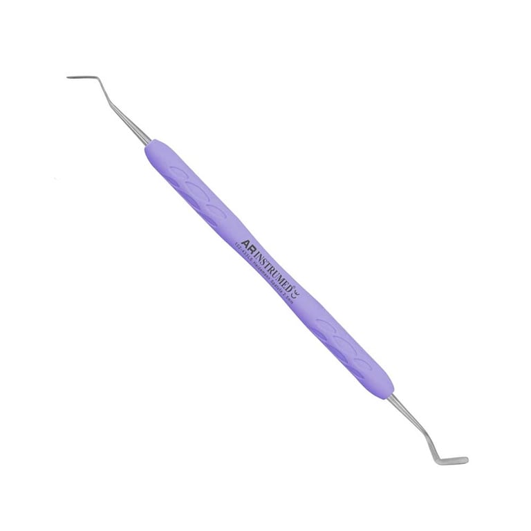 AR Instrumed Stainless Steel 2.5mm Heidemann Spatula, AR Light Purple Handle, 1/Pk. Features