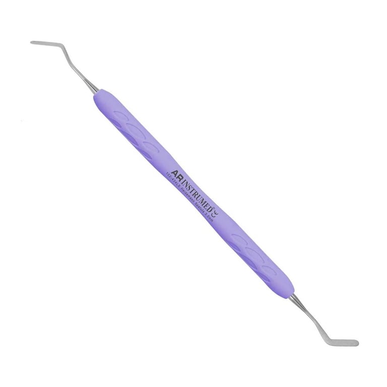 AR Instrumed Stainless Steel 3.0mm Heidemann Spatula, AR Light Purple Handle, 1/Pk. Features