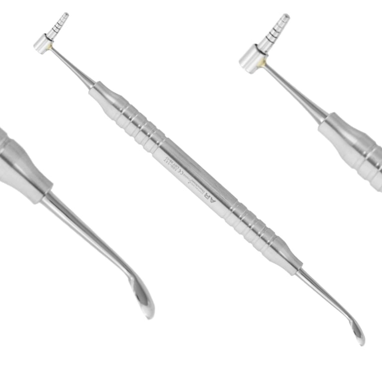 AR Instrumed Stainless Steel Bone Graft, Spoon and Carrier Tip, 1/Pk. Features medical-grade
