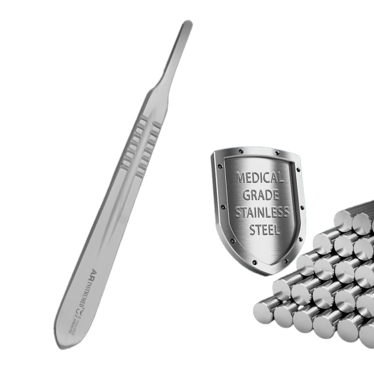 AR Instrumed #4 Stainless Steel Scalpel Handle, 1