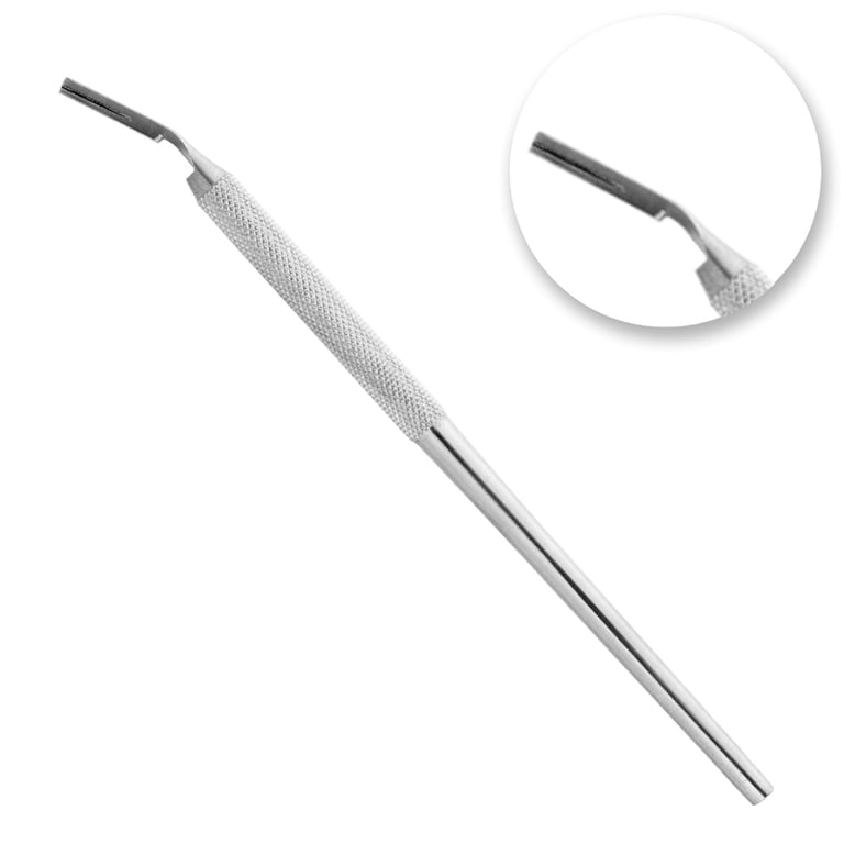 AR Instrumed #3 Stainless Steel Round Scalpel Handle, Curved Tip, 1/Pk. Designed
