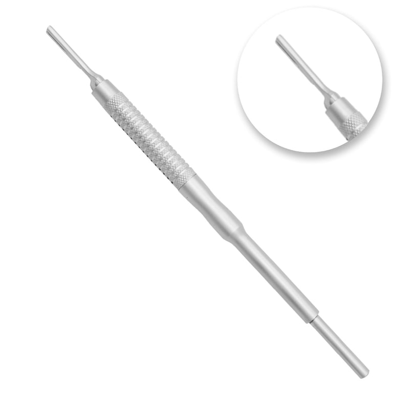 AR Instrumed #3 Stainless Steel Automatic Scalpel Blade Remover, 1/Pk. Precision-machined grip