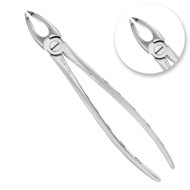 AR Instrumed #34 Stainless Steel Adult Extracting Forceps, Serrated, 1/Pk. Features medical-grade