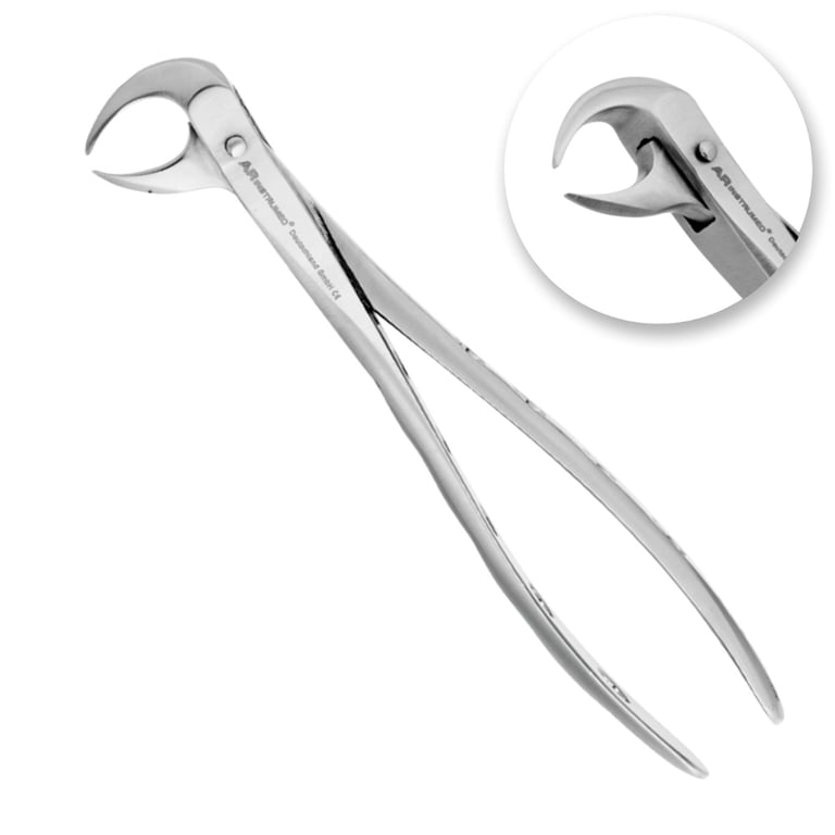 AR Instrumed #86C Stainless Steel Extracting Forceps, Serrated, 1/Pk. Features medical-grade