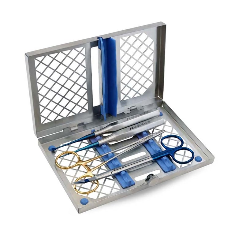 AR Instrumed Surgery Instruments Set, Assorted, Single Set. Includes: 2 x molt curettes