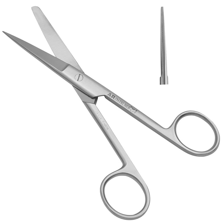 AR Instrumed 5.5" Stainless Steel Dressing Scissors, Straight, 1/Pk. Features smooth, precise