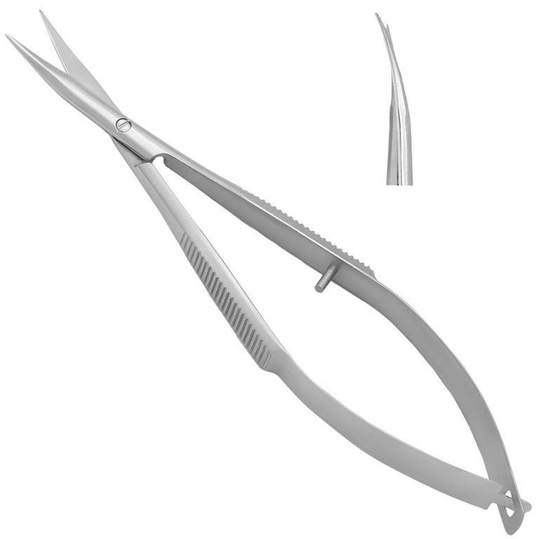 AR Instrumed 4.5" Stainless Steel Micro Wesott Scissors, Curved, 1/Pk. Features smooth, precise