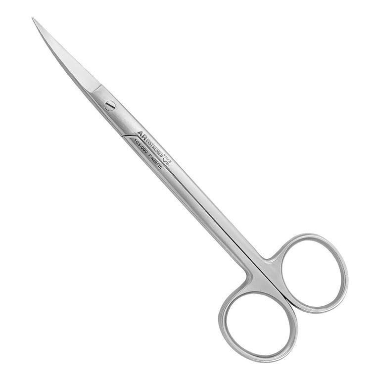 AR Instrumed 5.5" Stainless Steel La Grange Scissors, Fine Tip, Double-Curved, 1/Pk. Features