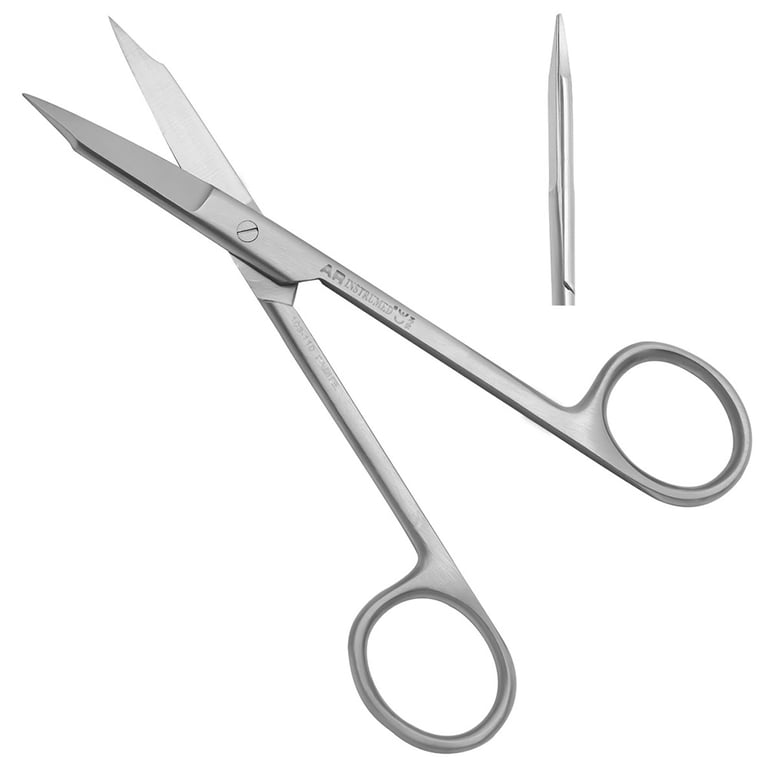 AR Instrumed 5" Stainless Steel Goldman-Fox Scissors, SuperCut, Straight, 1/Pk. Features smooth