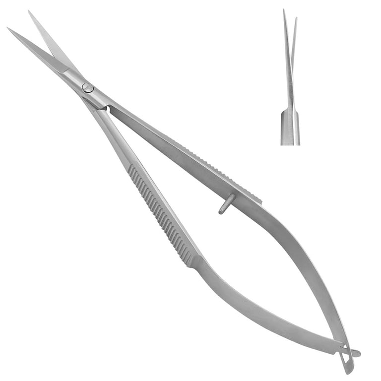 AR Instrumed 4.5" Stainless Steel Micro Castroviejo Scissors, Straight, 1/Pk. Features smooth