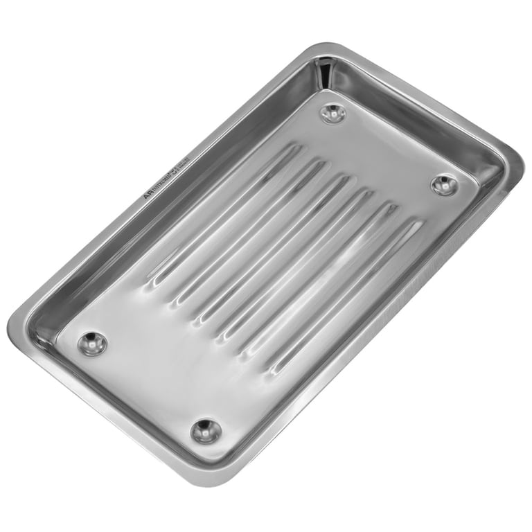 AR Instrumed 7.8 x 4 x 0.7" Stainless Steel Kidney Tray, 1/Pk. Features curved dish that holds