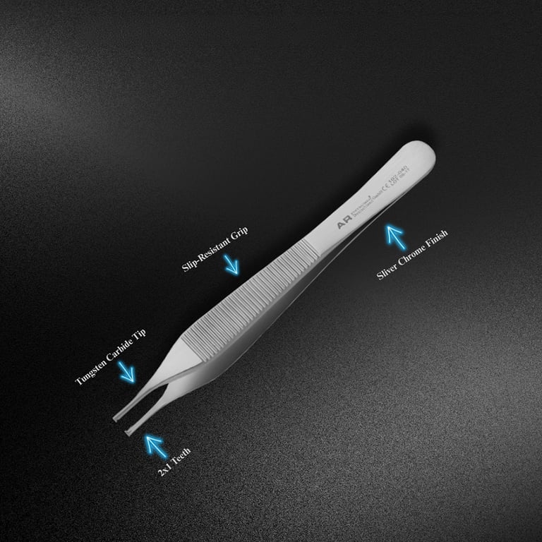 AR Instrumed 4.7" Stainless Steel Adson Forceps T