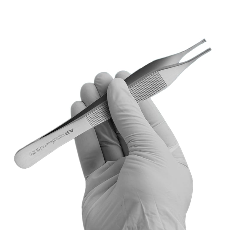 AR Instrumed 4.7" Stainless Steel Adson Forceps T