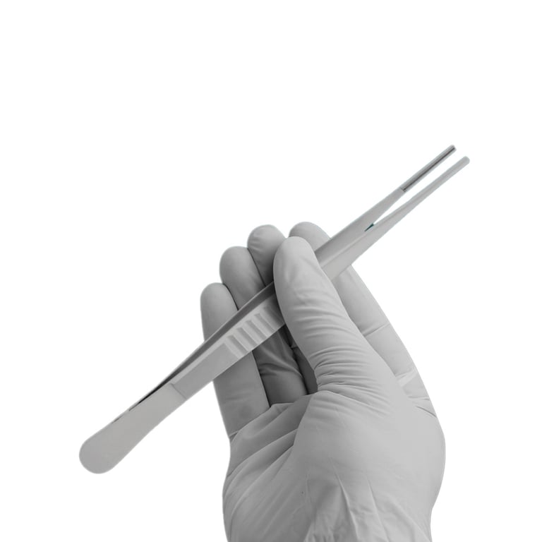AR Instrumed 6" Stainless Steel Debakey Tissue Cu