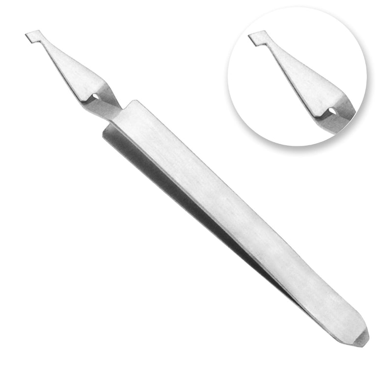 AR Instrumed Stainless Steel Bracket Positioning Tweezer, 12cm, 1/Pk. Features reverse-action tips