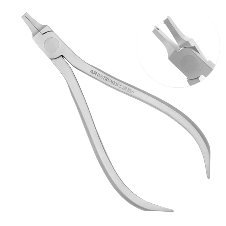 AR Instrumed Stainless Steel Dimpling Plier, Narrow Vertical Tip, 1/Pk. Features precision-formed